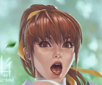 Image 3 of Kasumi Surprised (Double-sided Print)