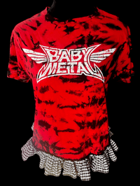 Baby metal upcycled tee