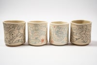 Image 2 of Pair of Dragon Cups