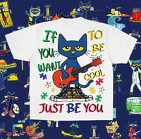 Image 3 of Pete the Cat Astros Autism Awareness 2.0