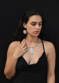 Image 2 of Eucalypt Flower Blossoms Silver Necklace
