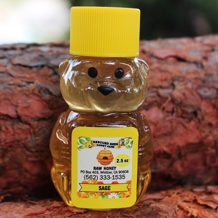 Mini Rescue Bee Honey Bear