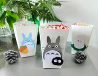 Image 2 of Totoro Birthday Popcorn Box Treat Box Candy Box.Forest Spirit Tororo Party Decors Party Supply