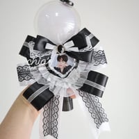 Image 1 of Jhope Photo Lightstick bow and Keychain