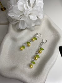 Image 4 of Cherry dangle earrings, lemon dangle earrings, fruit dangle earrings