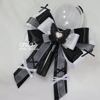 Image 3 of K-Pop Classic Bows – Black & White