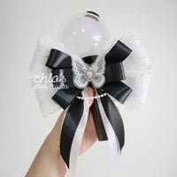 Image 4 of K-Pop Classic Bows – Black & White