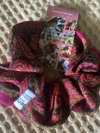 Image 1 of Scrappy Scrunchies Red/Pink Medium