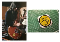 Andy Scott guitar sticker Shit