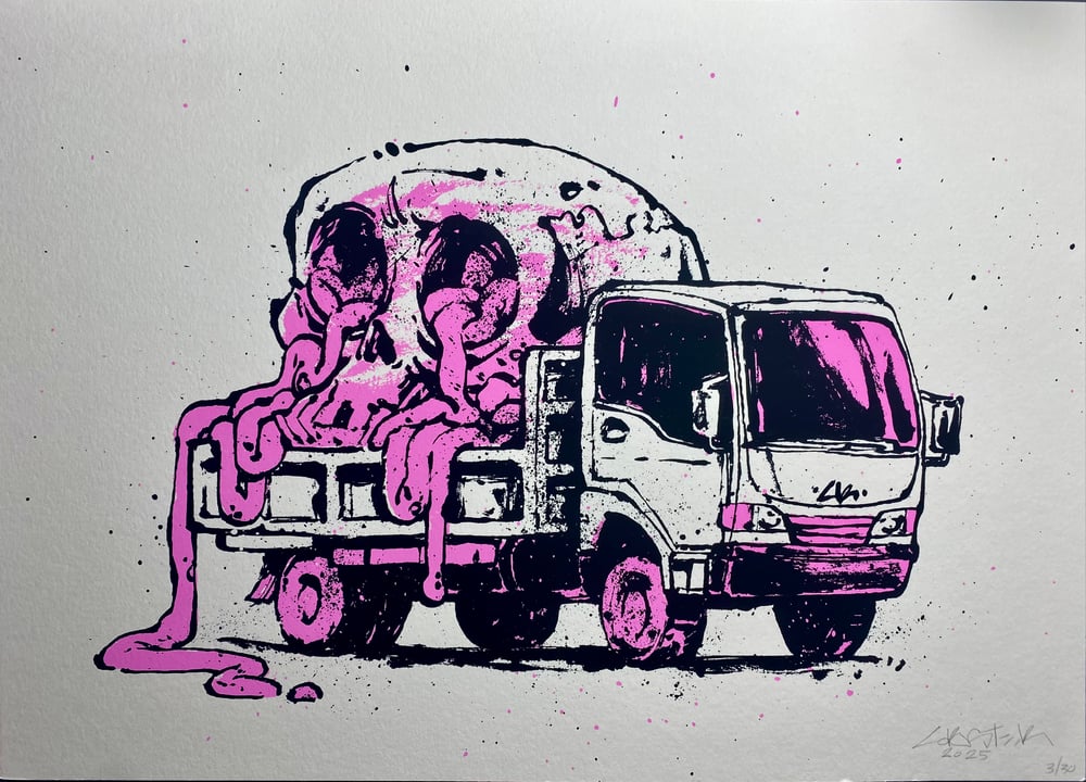 “Rare goods” 2 color A3 screenprint (FREE SHIPPING)