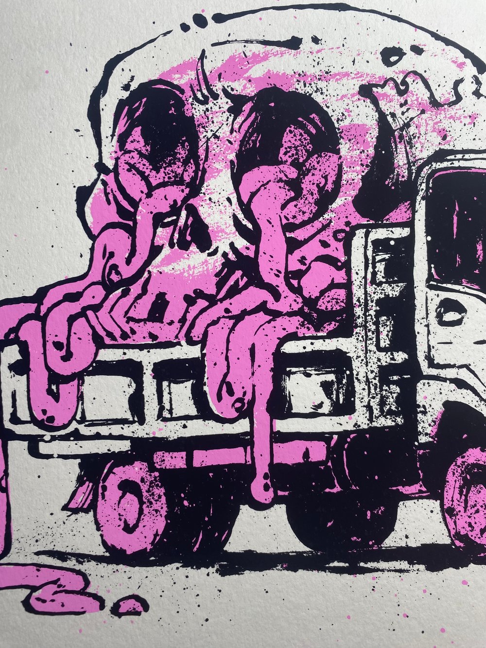 “Rare goods” 2 color A3 screenprint (FREE SHIPPING)