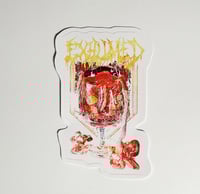 Image 1 of Exhumed Goblet Full Of Gore Matte Vinyl Sticker