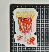 Image 2 of Exhumed Goblet Full Of Gore Matte Vinyl Sticker