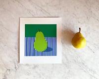 Image 2 of Fruit (pear) print