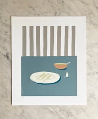 Image 4 of New Year Fish (blue and grey) Artist's Proof Print