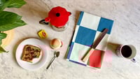Image 4 of Fruitbowl Check Tea Towel