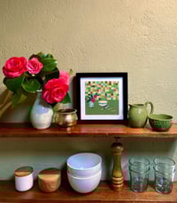 Image 5 of Kitchen Supper (with camellias) Artist's Proof Print