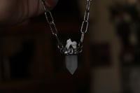 Image 2 of dead good aquamarine fox tooth necklace