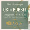Ostprovning Ost till Bubbel 30/9