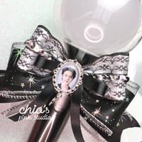 Image 2 of PREORDER - Jin Mini The Astronaut Inspired Lightstick Bow & Keychain