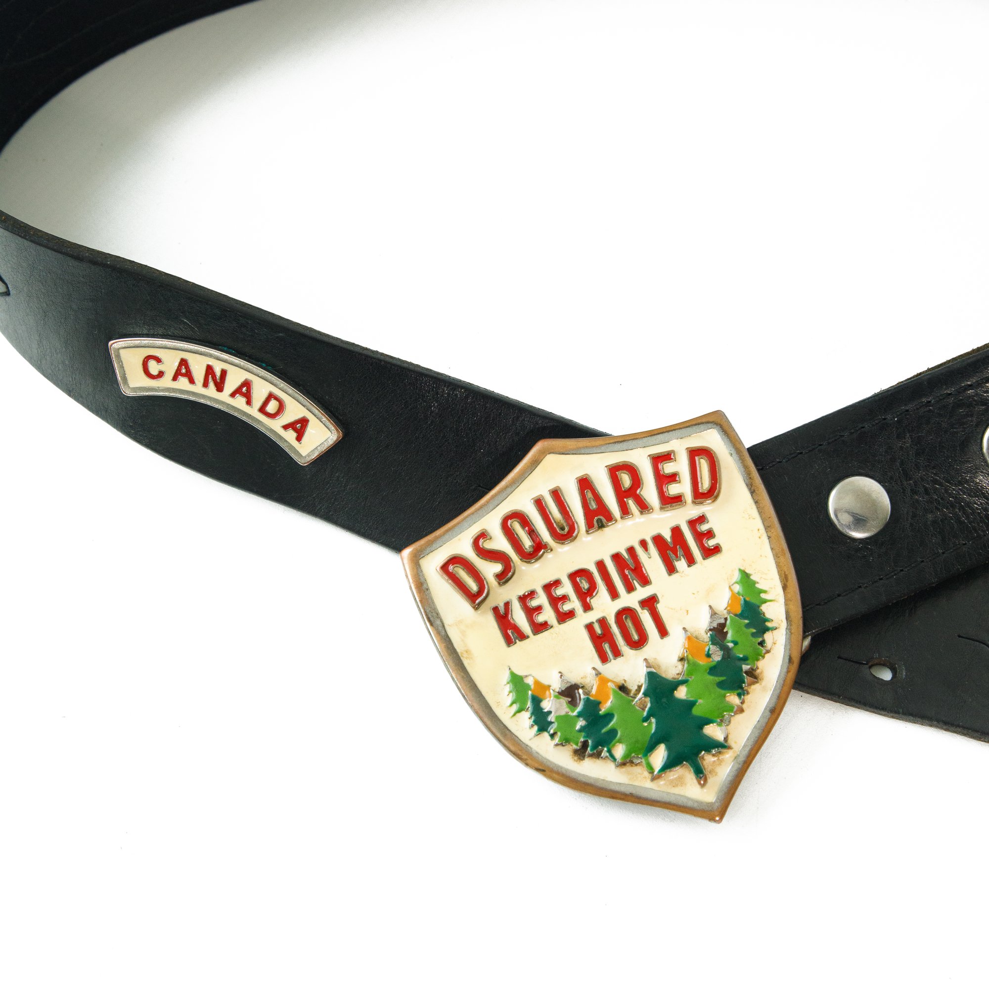 Image of Dsquared2 2004 'Keepin Me Hot' Buckle Belt