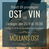 Ostprovning Ost till Vin 20/9