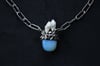dead good deer tooth and opalite necklace 