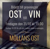 Ostprovning Ost till Vin 31/10