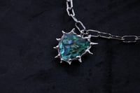 Image 3 of dead good spikey beetle wing necklace 