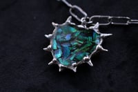 Image 4 of dead good spikey beetle wing necklace 