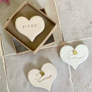 Image of LES AIMANTS coquillages, petits coeurs