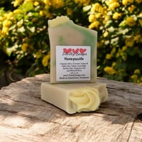 Honeysuckle Goat Milk & Tallow Soap Bar, Homemade Organic Oil, Artisan Handmade Cold Process