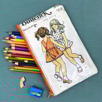 Image 1 of Sewing Pattern: Girls Dress and Bloomers, Pencil Case
