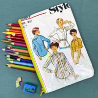 Image 1 of Sewing Pattern Pencil Case, Misses Set of Shirts
