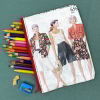 Image 1 of Sewing Pattern Pencil Case, Blouse and Shorts Set