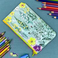 Image 2 of Wild Flowers of Britain and Northern Europe, Book Page Pencil Case