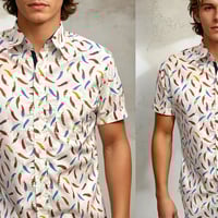 camisa manga corta pimiento blanca