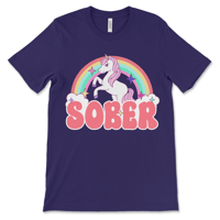 Image 4 of Sober Tshirt | Sober Unicorn Tee