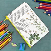 Image 2 of Daisy, Wild Flower Guide Book Page Pencil Case