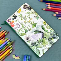 Image 1 of Nightshade Family: Deadly Nightshade, Henbane, Wild Flower Book Page Pencil Case