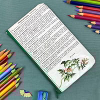 Image 2 of Nightshade Family: Deadly Nightshade, Henbane, Wild Flower Book Page Pencil Case