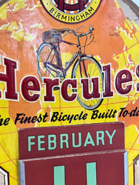 Image 7 of Vintage Card Hercules Cycle and Motor Co. Advertising Sign - Circa 1920's