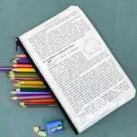 Image 2 of Butterfly Entomology Book Page Pencil Case, Mixed 