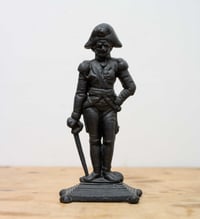 Image 1 of Antique Victorian Cast Iron Door Stop of Lord Nelson