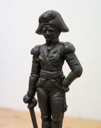 Image 2 of Antique Victorian Cast Iron Door Stop of Lord Nelson