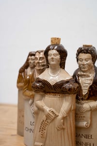 Image 2 of 20th Century Political Stoneware Flasks made by Denby