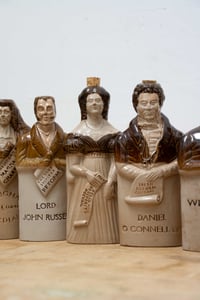 Image 6 of 20th Century Political Stoneware Flasks made by Denby