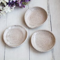 Image 10 of Small Spoon Rest in Speckled Natural Beige, Handcrafted Made in USA