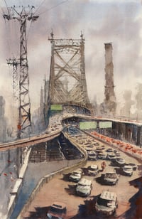 Traffic on the Queensboro | 22" x 16"