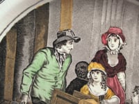 Image 7 of Vintage Adams Wedgwood Plate, Cries of London 'Hot Spice Gingerbread Smoking Hot' by F. Wheatley 